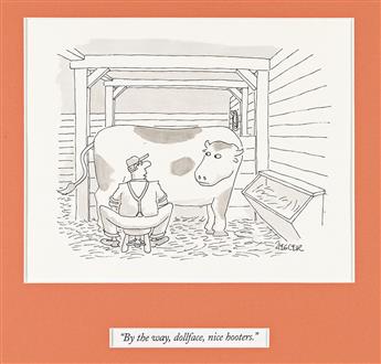 (NEW YORKER) JACK ZIEGLER (1942 - 2017) "By the way, dollface, nice hooters."